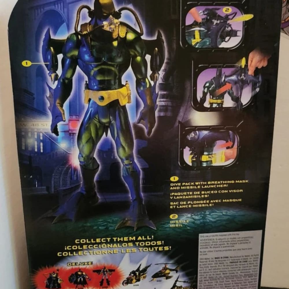 2003 Mattel Batman Hydro Suit Batman Action Figure New Sealed Package